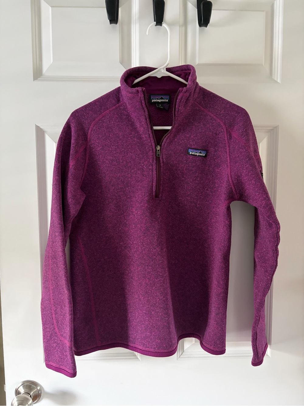Patagonia Women's Half-Zip Fleece better sweater Pullover - Plum